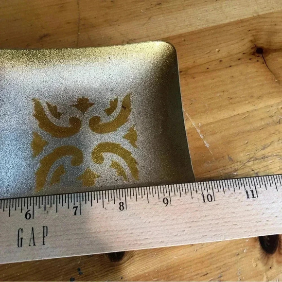 1950’s Talbot Glass Company Gold Tray - Picture 9 of 10